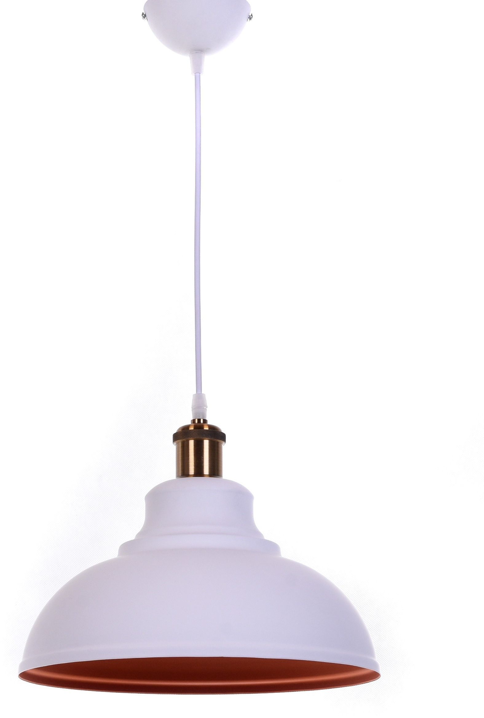 Lampa wisząca Boggi 1 Biały LDP 6858 WT - Lumina Deco // Rabaty w koszyku i darmowa dostawa od 299zł !