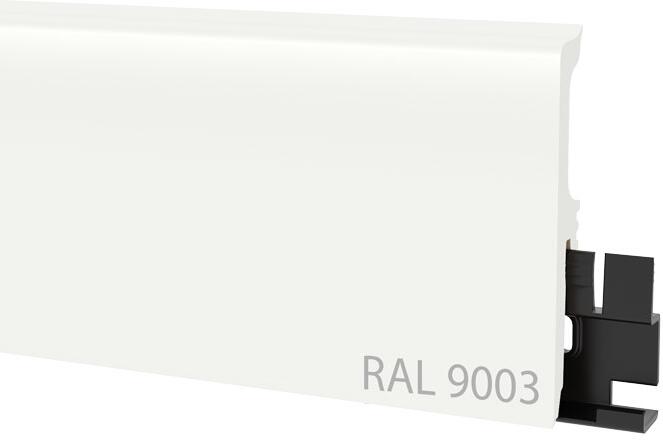 Listwa przypodłogowa VIGO 80 Biały 01 - RAL9003