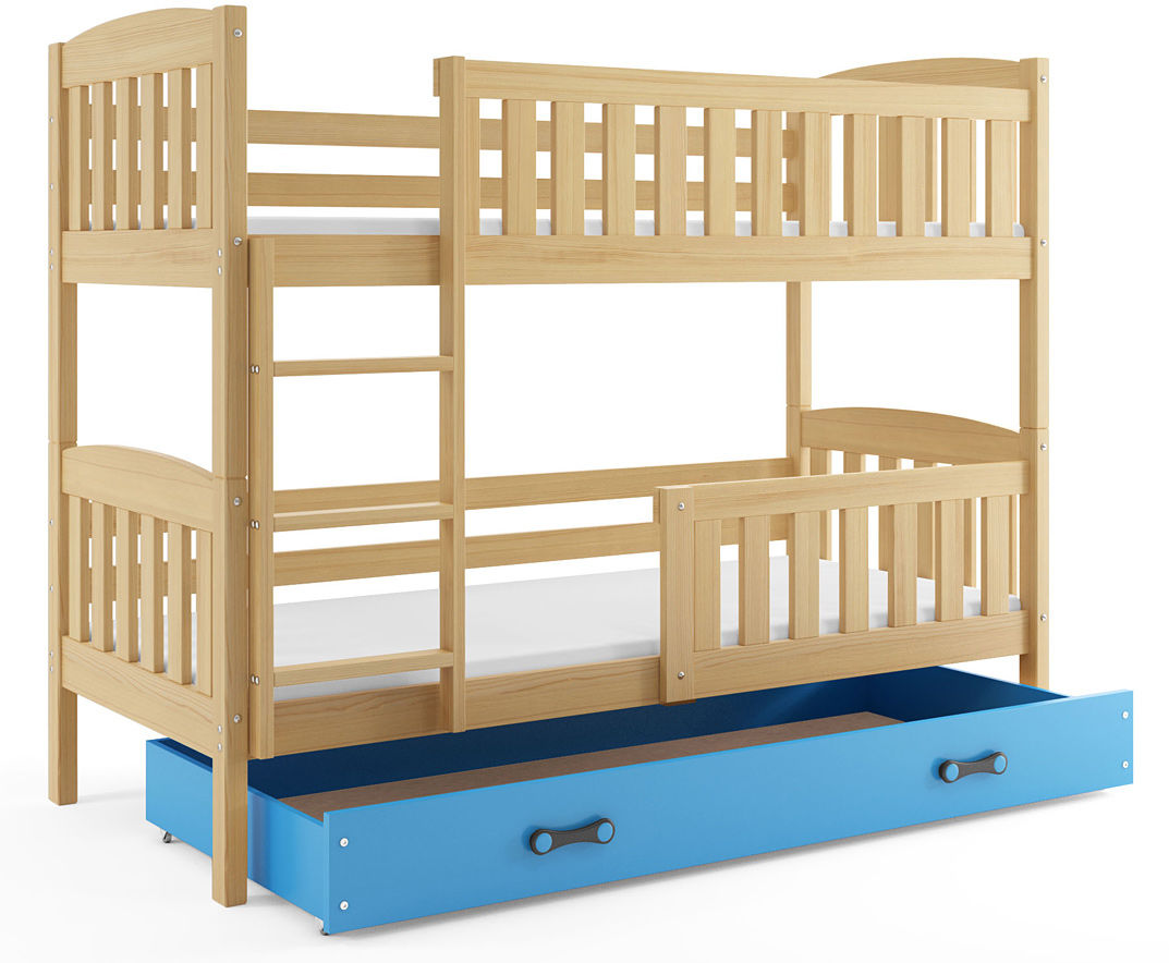 Elior Piętrowe łóżko dla dzieci drewniane 80x190 - Celinda 2X