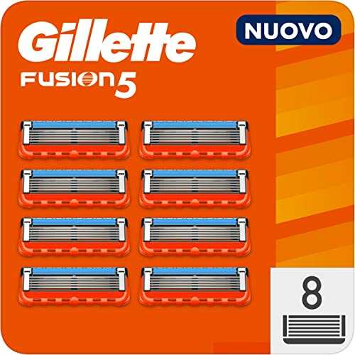 Gillette Fusion5 wymienne ostrza dla mężczyzn maszynki do golenia 8 wymiennych ostrzy do golenia