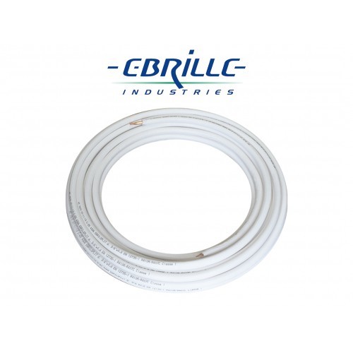 Krąg rury miedzianej w otulinie EBRILSPLIT - 25mb - 3/8cala (9,52mm) (EBR38K)
