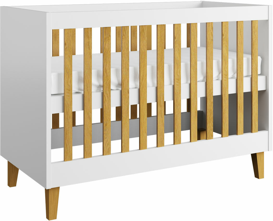 Elior Białe łóżeczko niemowlęce - Maurycy 6X
