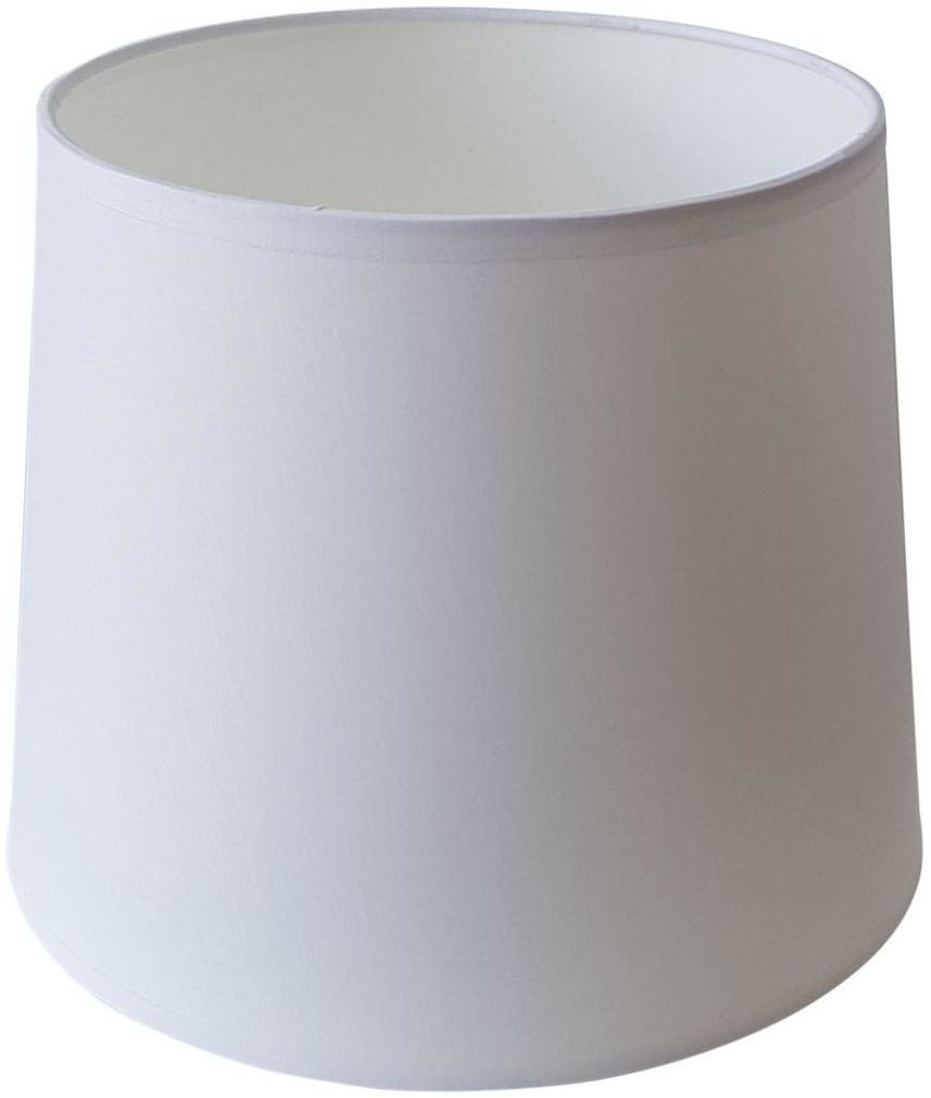 Abażur 9985 owalny 16-14 x 16 cm tkanina biały E27 TK LIGHTING