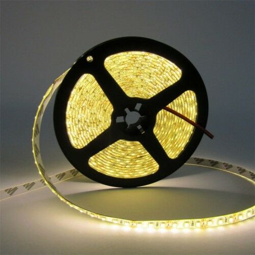 Taśma LED 600SMD2835 biała ciepła IP63 WODOODPORNA - 5m.
