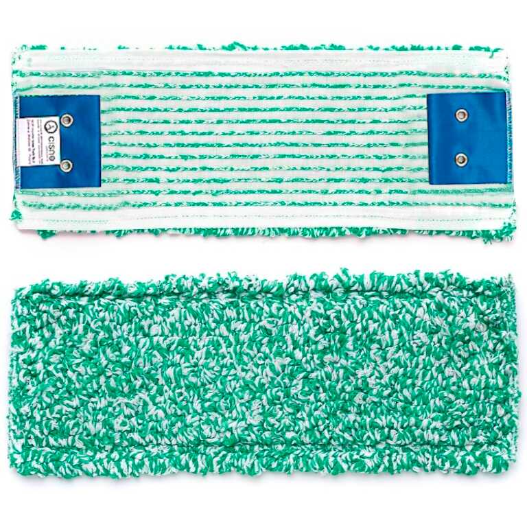 Mop klipsowy z mikrofibry zielony 40 x 13cm