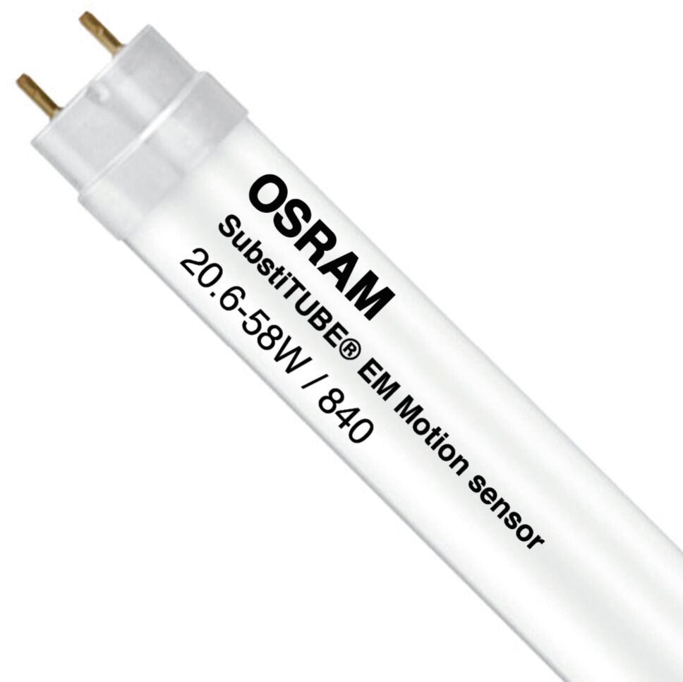 Osram SubstiTUBE LED T8 czujnik ruchu (EM Mains) Standard Output 19.3W - 840 Zimna Biel 150cm Zamienne 58W