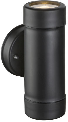 Globo COTOPA 32005-2 kinkiet lampa ścienna zewnętrzna czarna 2xGU10 5W 16cm IP44