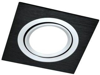 Oczko halogenowe SOUTH OPAL GU10 50W 302090 Czarny szczotkowany POLUX