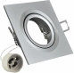 Oczko halogenowe SOUTH OPAL GU10 50W 302120 Srebrny piaskowany GOLDLUX (POLUX)- wysyłka 24h (na stanie 28 sztuk)