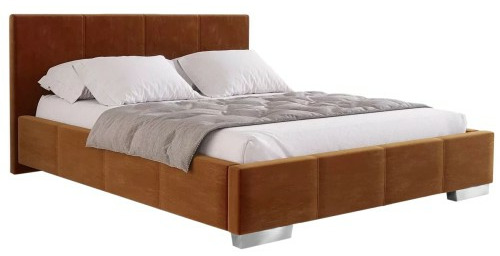 Łóżko 81271 tapicerowane z pojemnikiem M&K Foam Koło