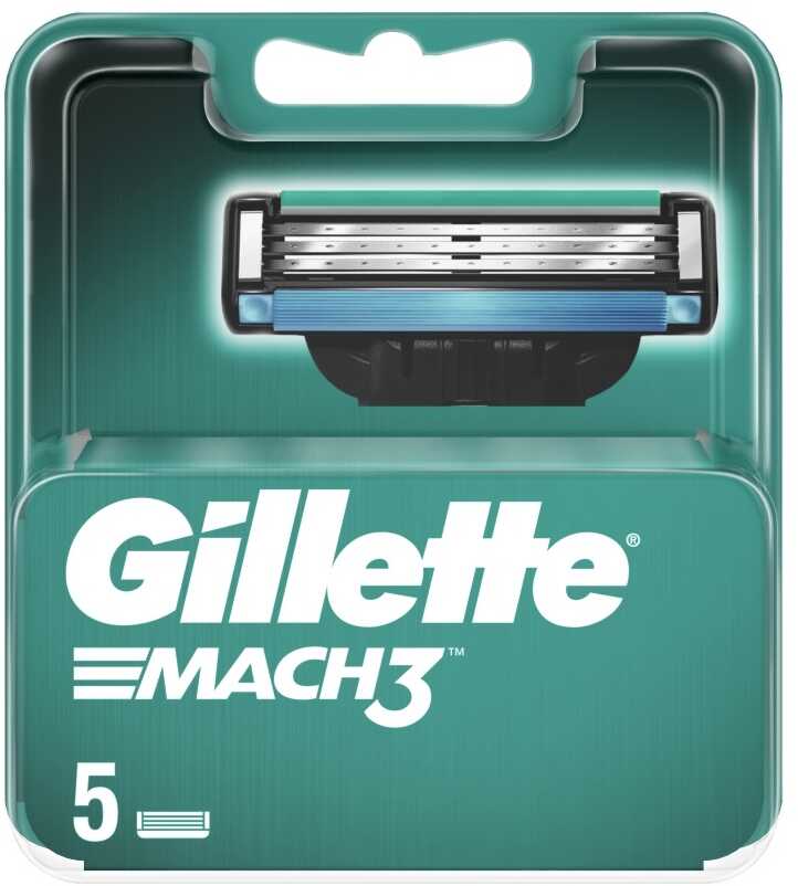 Gilletee Mach3 - Wkłady do maszynki 5szt