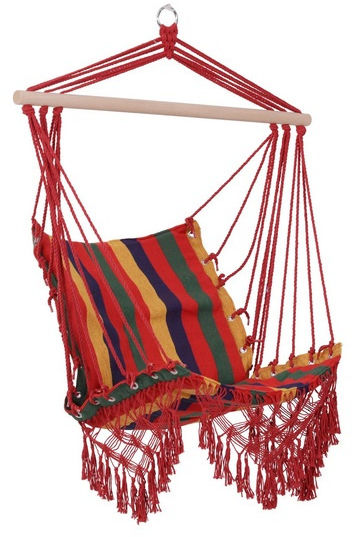 Huśtawka fotel wiszący hamak kolorowy