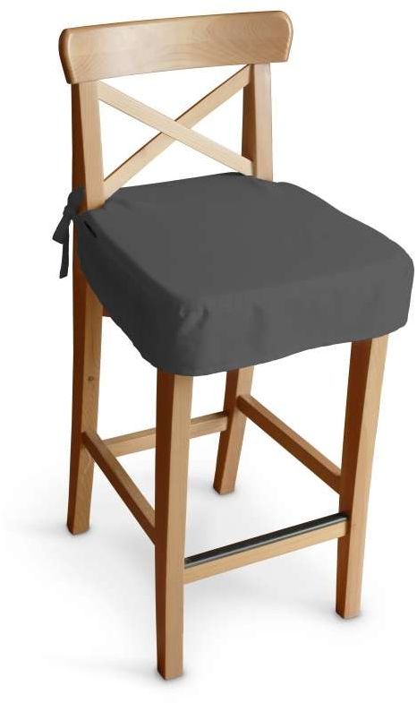 Siedzisko na krzesło barowe Ingolf, szary, krzesło barowe Ingolf, Quadro