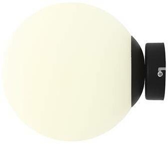 Kinkiet BALL 1076C1_M, 20 cm, czarny/biały, 1x60W E27