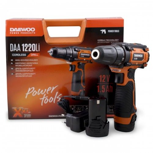 Wiertarko wkrętarka akumulatorowa DAEWOO DAA 1220Li 12V 1,5Ah