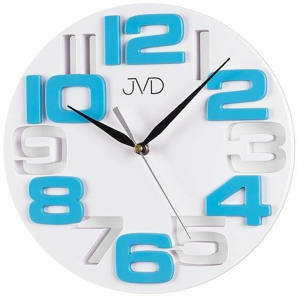JVD Zegar ścienny H107.6 25,5 cm Kolorowy 3D