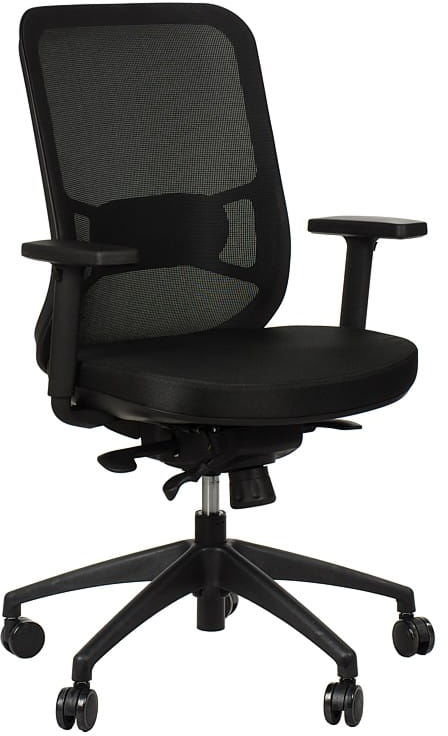 Krzesło obrotowe biurowe GN-310/CZARNY z wysuwem siedziska