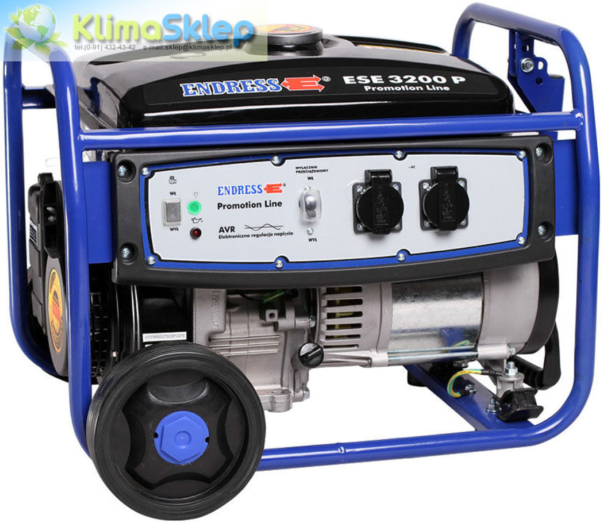 Agregat prądotwórczy Endress ESE 3200 P Ecopower z zestawem kół