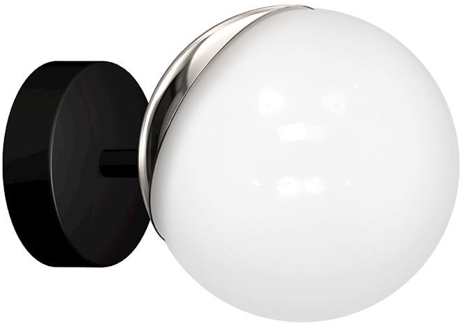 Milagro SFERA MLP8870 kinkiet lampa ścienna chrom klosz szklana kula 1xE14 15cm