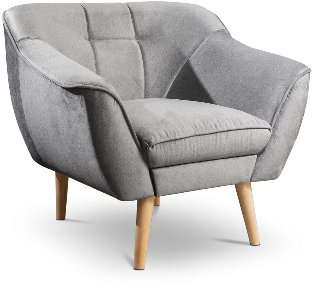Fotel tapicerowany Cindy Piko w stylu skandynawskim