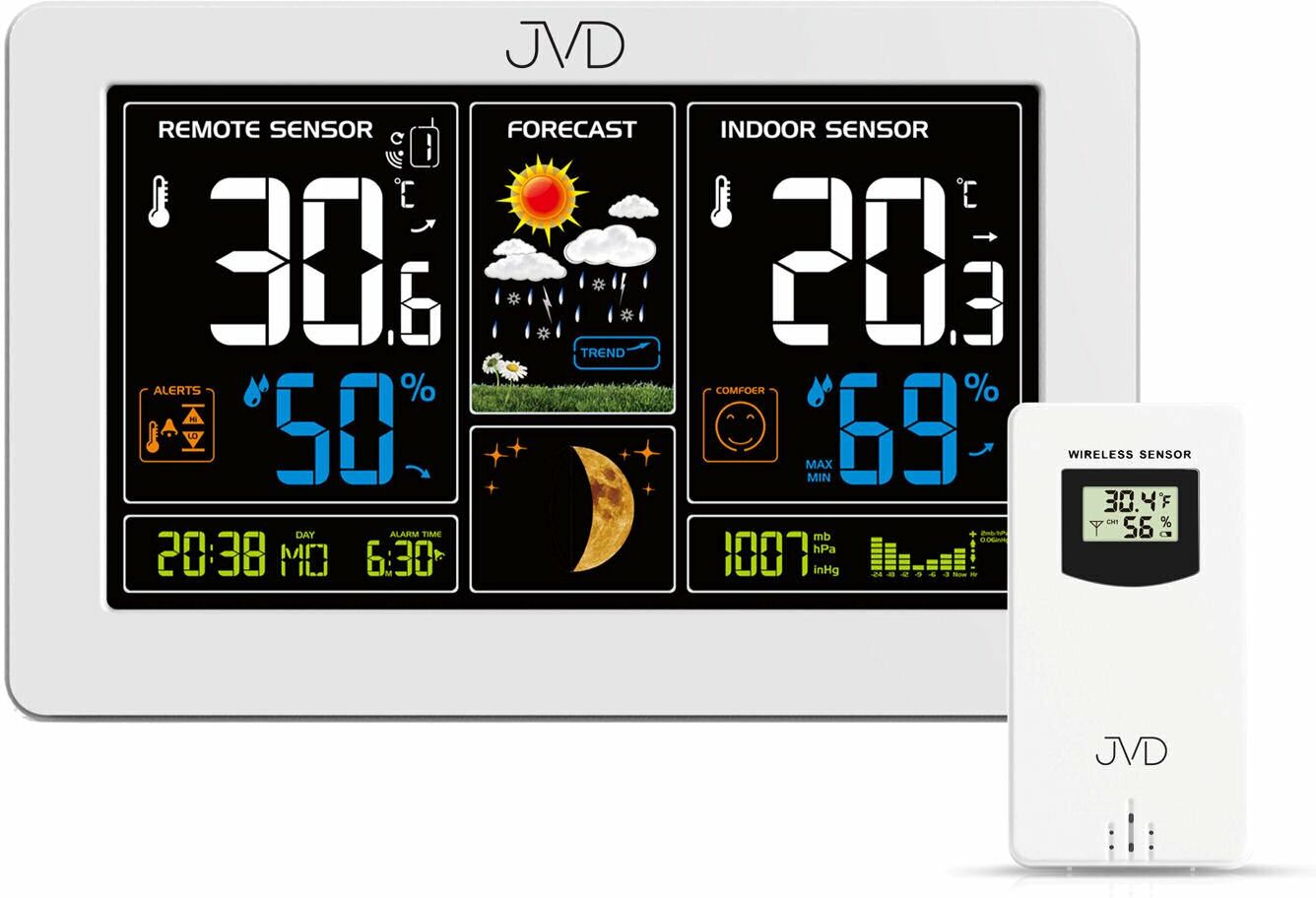 JVD Stacja pogody RB3378 USB Charger