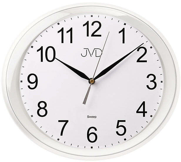 JVD Zegar ścienny HP664.9 Owalny Cichy mechanizm