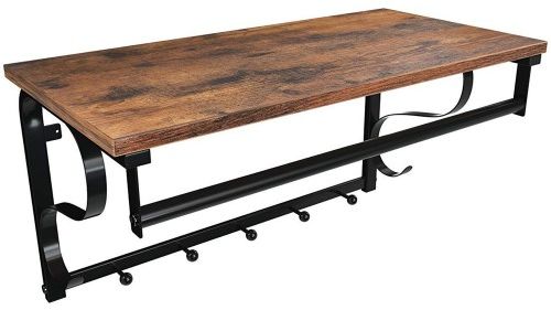 Półka z wieszakami LCR11BX 2043 rustykalny brąz