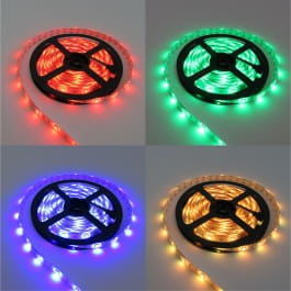 Taśma LED RGBWW 300SMD5050 IP65 - RGB + biała ciepła wodoodporna - 5m.