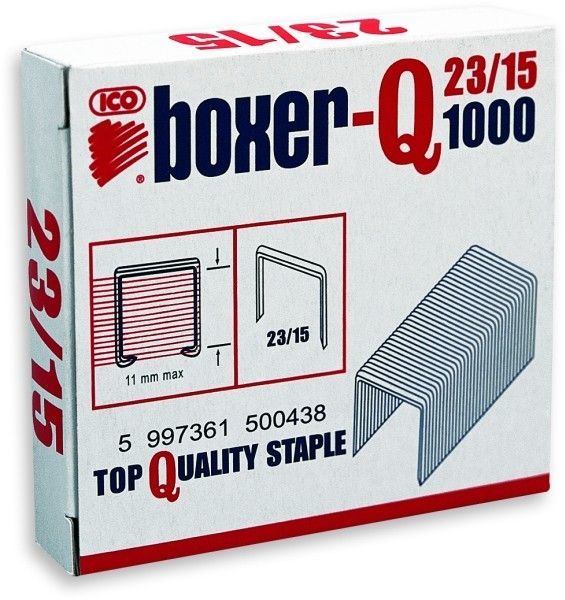 Zszywki ICO BOXER 23/15 1000 szt. - X08253