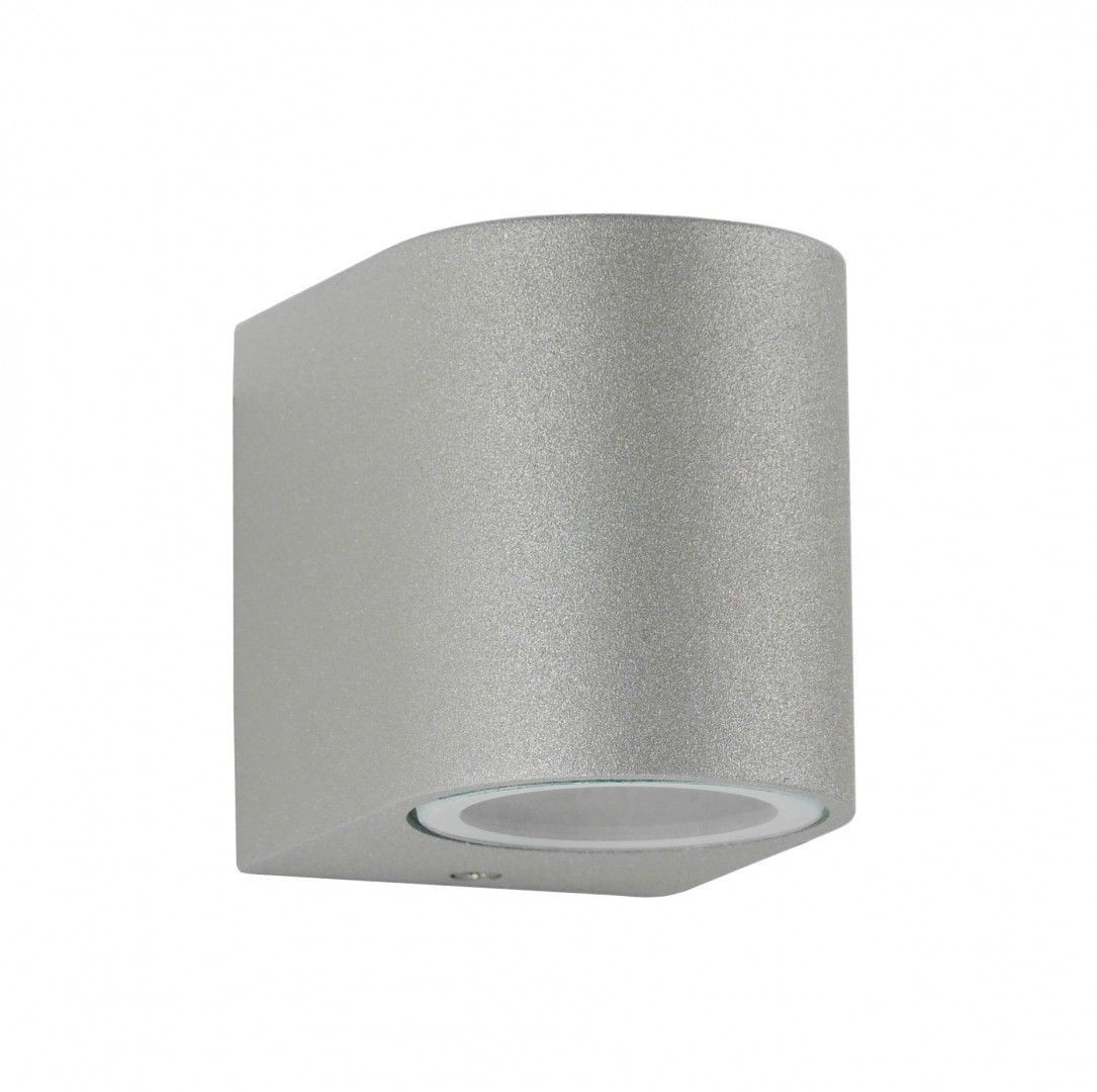 Kinkiet elewacyjny 1 punktowy Mini 6001 AL srebrny IP44 - Su-ma