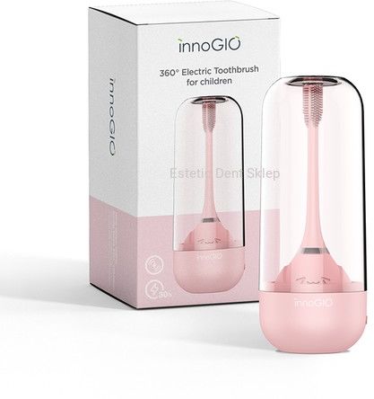 InnoGIO 360  - Soniczna szczoteczka dla dzieci Różowa
