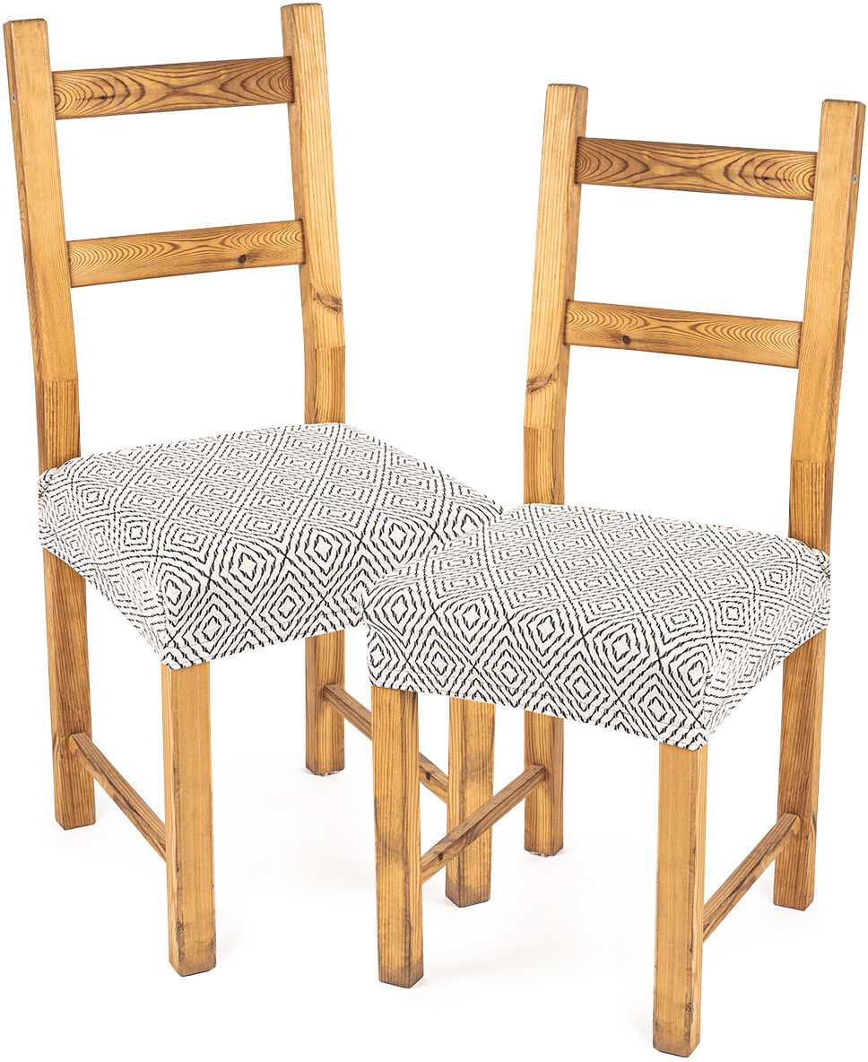 4Home Elastyczny pokrowiec na siedzisko na krzesło Comfort Plus Geometry, 40 - 50 cm, komplet 2 szt.