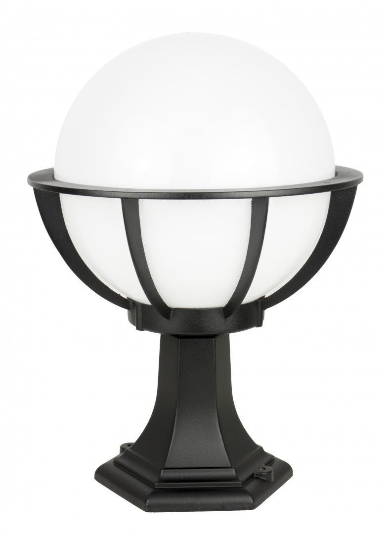 SU-MA Kule z koszykiem 250 K 4011/1/KPO 250 czarna oprawa klosz biały 25 cm