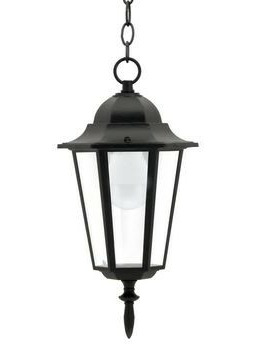 Żyrandol zewnętrzny 1xE27/60W/230V czarny
