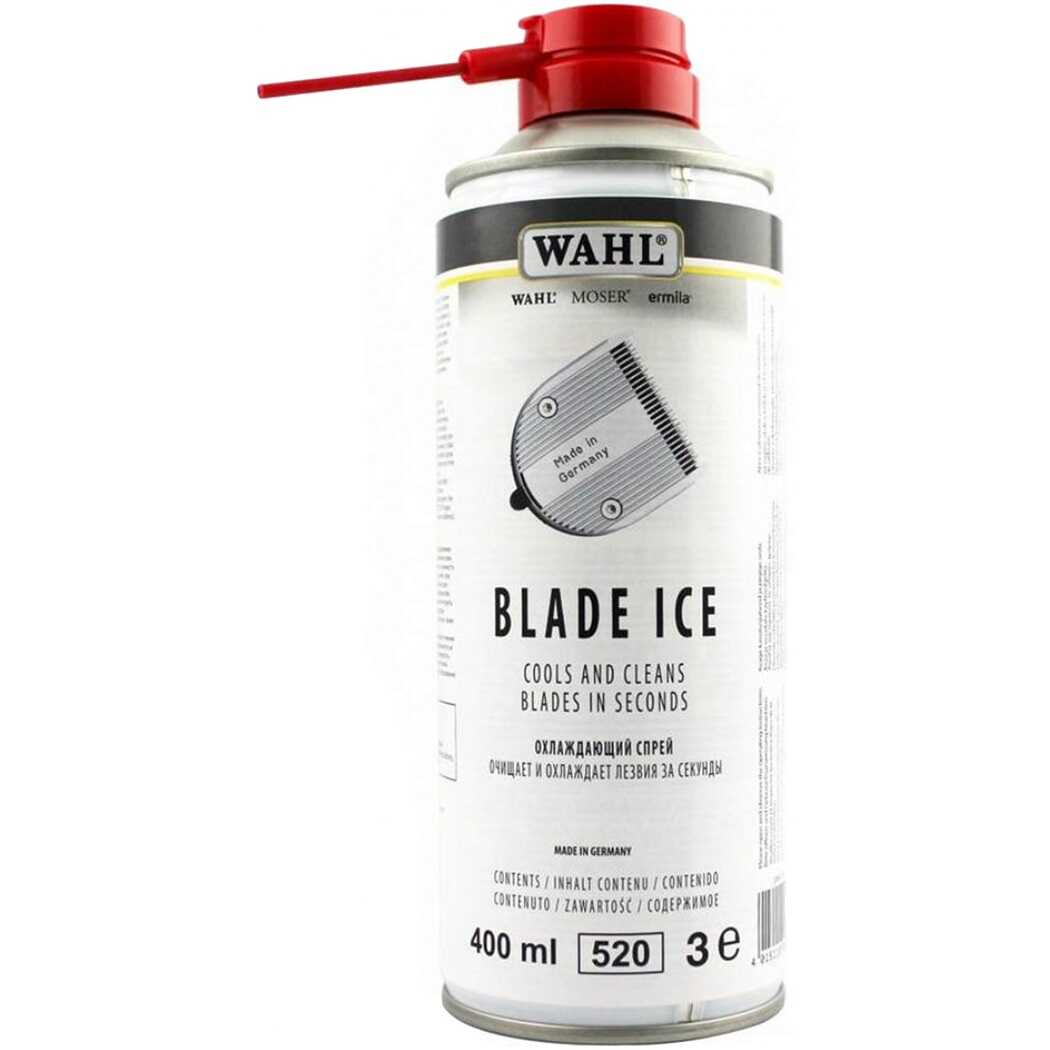 Wahl Ice Blade 4w1 - chłodzi, czyści, smaruje i ochrania ostrza maszynki 400ml