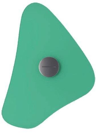 Bit 34x30 zielony - Foscarini - lampa ścienna