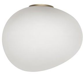 Gregg Media Semi 2 H26 biały, złoty - Foscarini - lampa ścienna