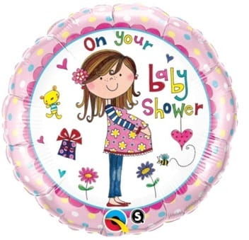 Balon foliowy "On Your Baby Shower" 18"
