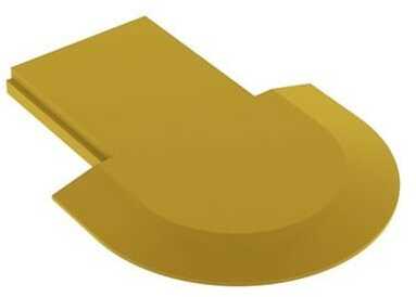 Zaślepka 1 sztuka do profilu LED DES Line Mini XL wpuszczanego złota