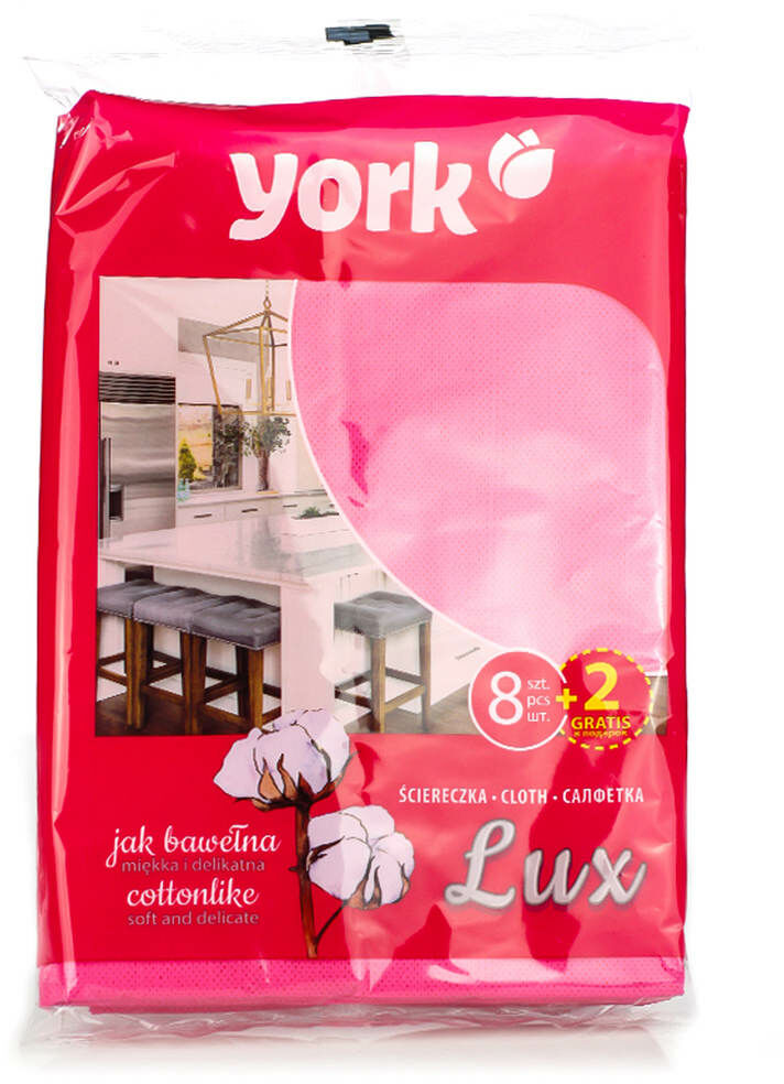 York ściereczka LUX jak bawełna 8+2 sztuk