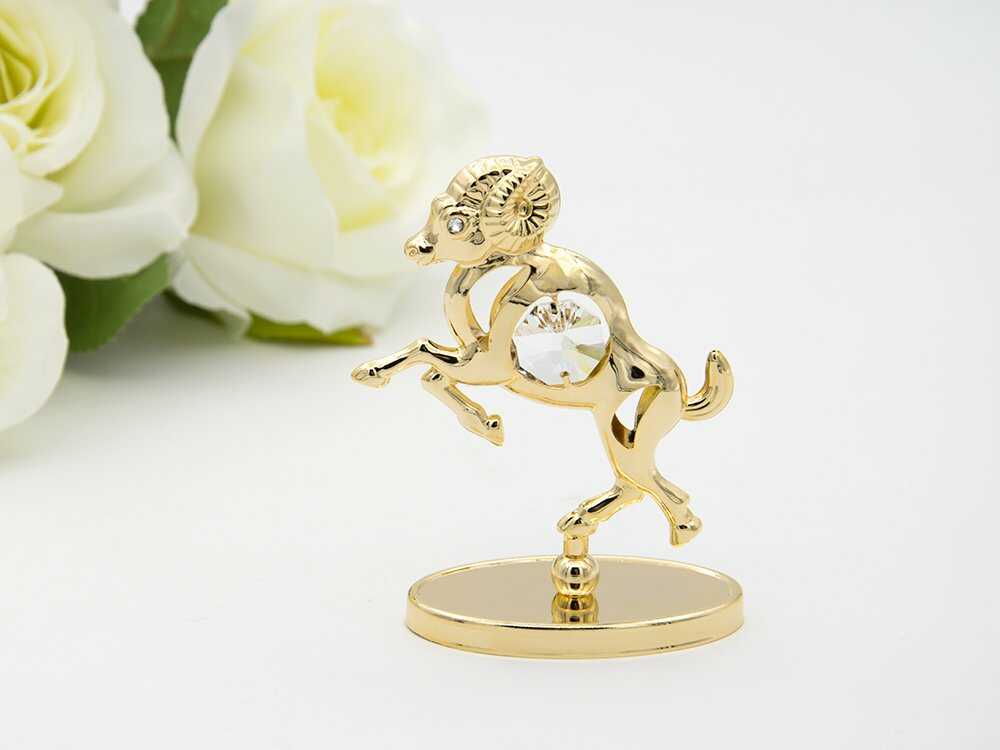 Baran zodiak figurka z kryształami GRAWER prezent