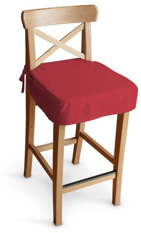 Siedzisko na krzesło barowe Ingolf, czerwony, krzesło barowe Ingolf, Quadro
