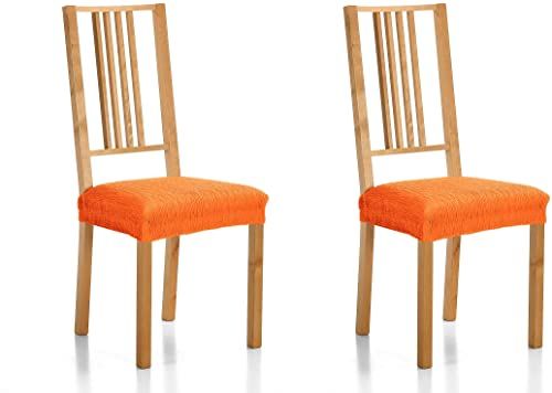 Martina Home Emilia zestaw pokrowców na siedzenia z tkaniny 24 x 30 x 6 cm pomarańczowy