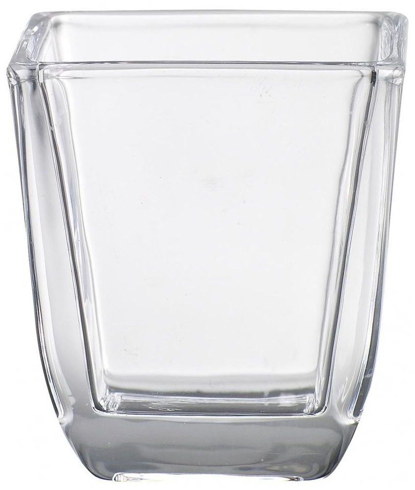 Świecznik szklany Aromatic wys. 6.5 cm transparentny