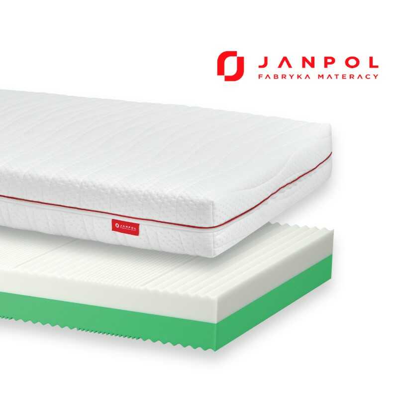 JANPOL PALMA  materac piankowy, Rozmiar - 100x200, Pokrowiec - Smart WYPRZEDAŻ, WYSYŁKA GRATIS, 603-671-572