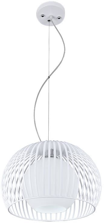 Lampe Jupiter A biała 315/A lampa wisząca nowoczesna okrągły klosz biały 1x60W E27 32cm