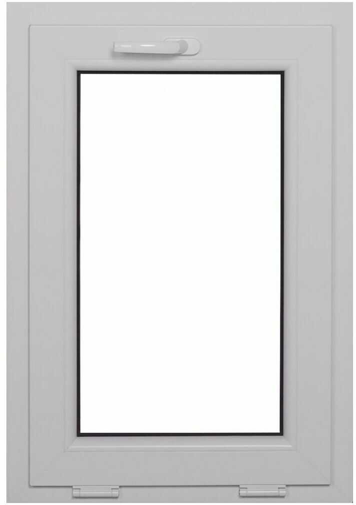 Okno PCV 2-szybowe O4 Białe 565 x 835 mm uchylne do wewnątrz