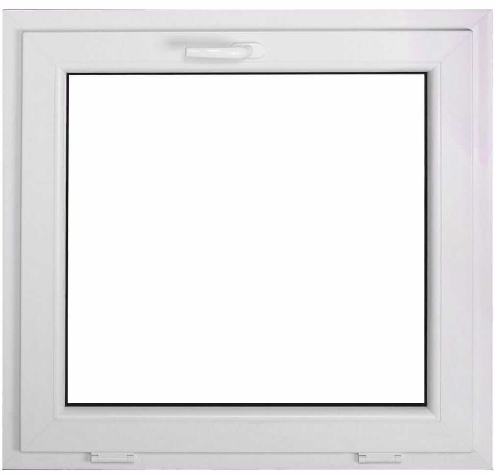 Okno PCV 2-szybowe O5 Białe 865 x 835 mm uchylne do wewnątrz