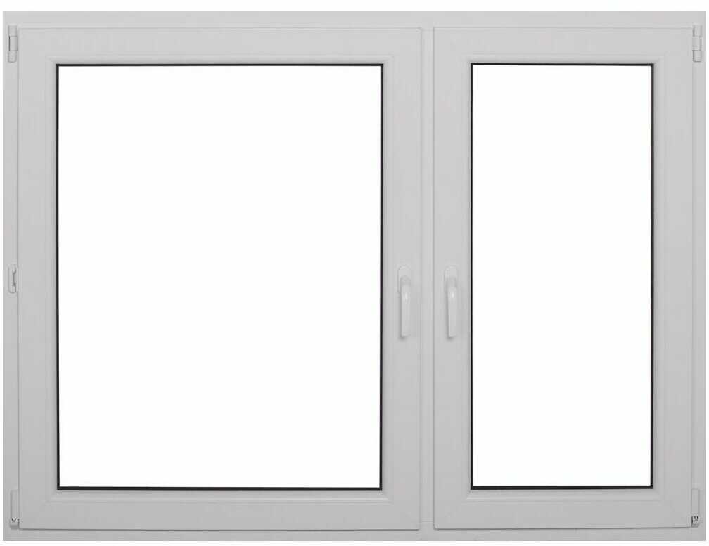 Okno PCV 2-szybowe O18 Białe 1465 x 1135 mm otwierane do wewnątrz prawe