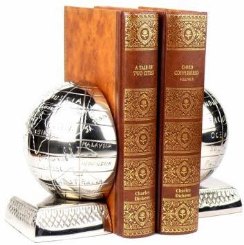 Bookend Podpórki do książek Globy